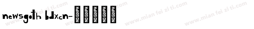 newsgoth bdxcn字体转换